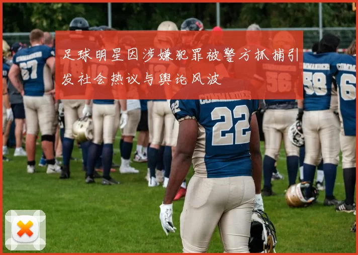 足球明星因涉嫌犯罪被警方抓捕引发社会热议与舆论风波