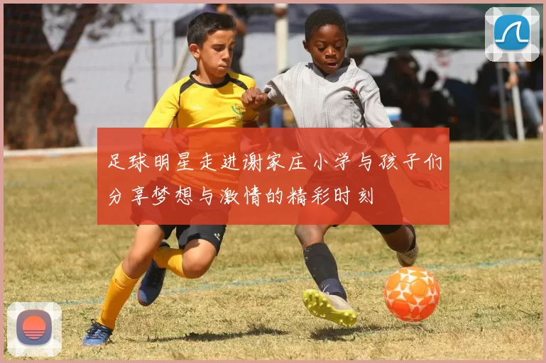 足球明星走进谢家庄小学与孩子们分享梦想与激情的精彩时刻